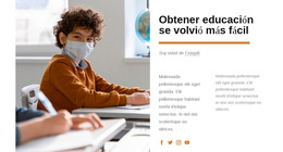 Obtener Educación Se Volvió Más Fácil - Plantilla De Desarrollo Web