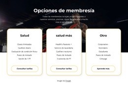 Opciones De Membresía