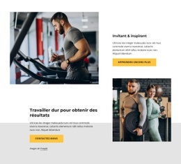 Essayez Du Cardio - Belle Conception De Site Web