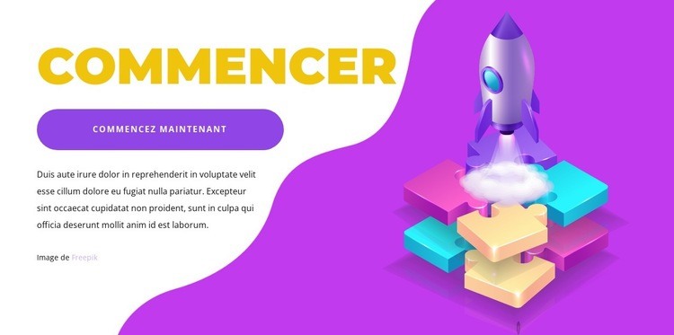 Démarrer un projet Conception de site Web