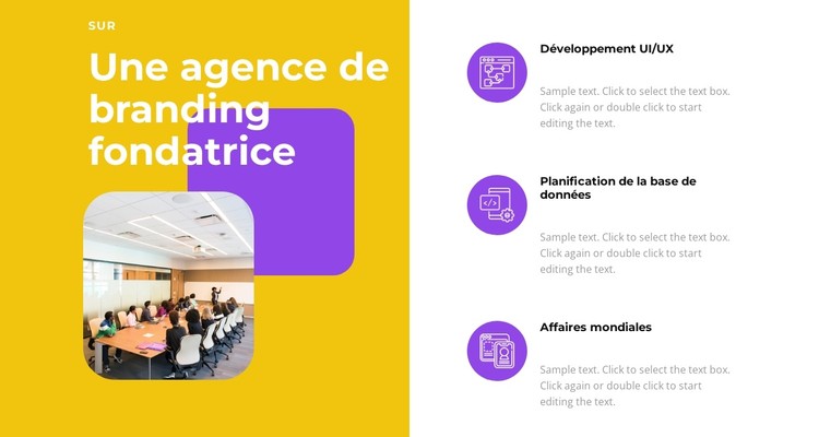 Créateur d'entreprise de commercialisation Modèle CSS