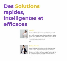 Les Experts Disent - Modèle HTML5 Moderne