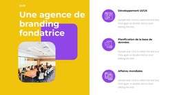 Créateur D'Entreprise De Commercialisation - Modèle De Site Web Professionnel