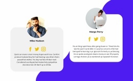 Two new reviews - Html Code Example by Nicepage
