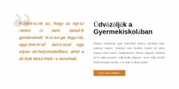 Idézet És Szöveg - HTML Sablon Kód