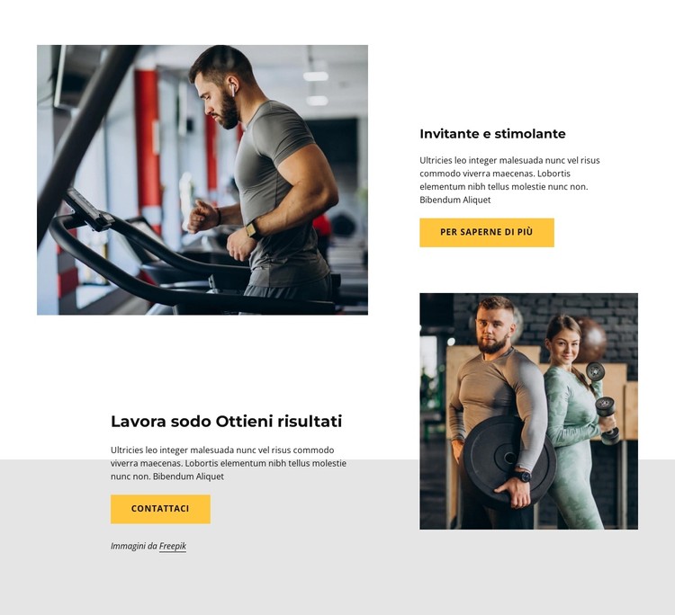 Prova un po' di cardio Modello CSS