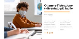 Ottenere L'Istruzione È Diventato Più Facile - Modello HTML