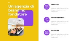 HTML5 Reattivo Per Creatore Di Società Di Marketing