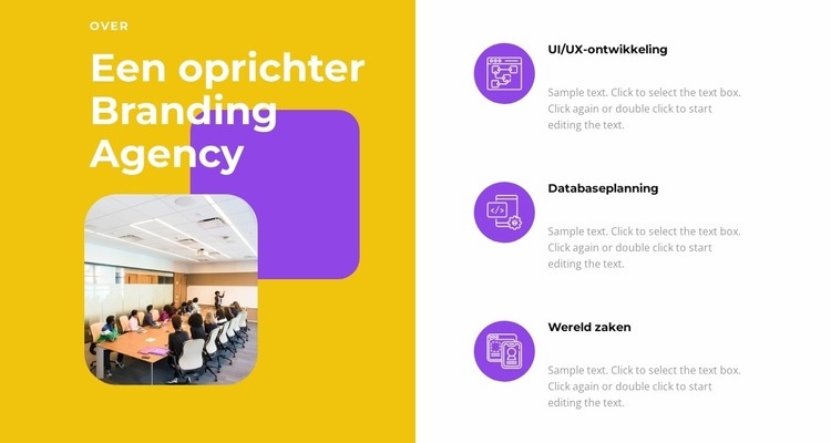 Maker van het marketingbedrijf Bestemmingspagina