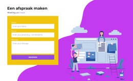 Boek Via Formulier Responsieve Site