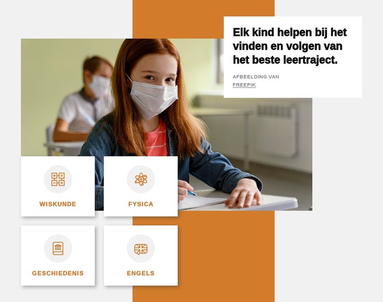 Beste leertraject Website Builder-sjablonen