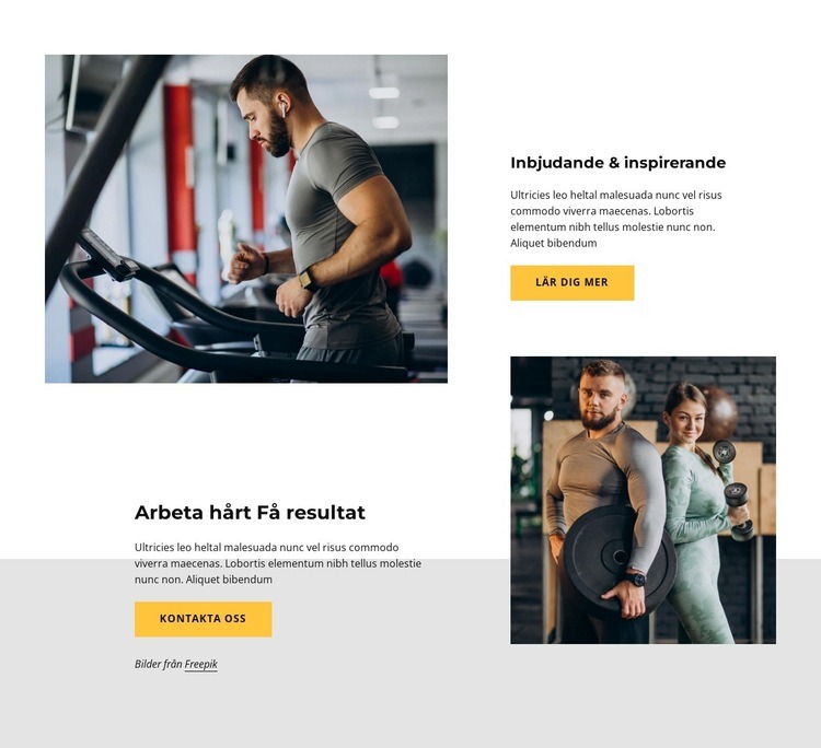 Prova lite cardio CSS -mall