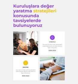 Etkinlik Organizasyonu Için Çok Amaçlı Açılış Sayfası