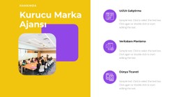 Pazarlama Şirketi Yaratıcısı Için Duyarlı HTML