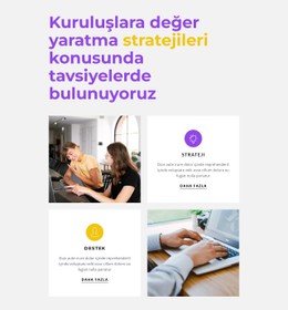 Etkinlik Organizasyonu CSS ızgara Şablonu