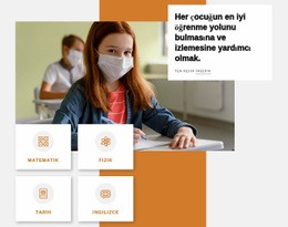 En Iyi Öğrenme Yolu - Özel Tek Sayfalık Şablon