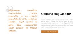 Alıntı Ve Metin Için En Yaratıcı Tek Sayfalık Şablon