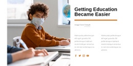 Getting Education Became Easier - Responsive Web Page