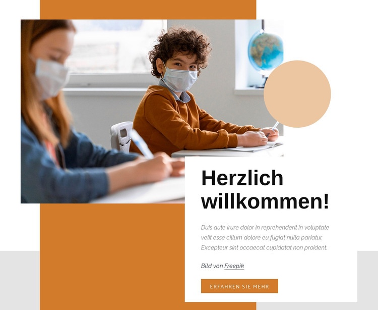 Lustige wissenschaftliche Experimente HTML Website Builder