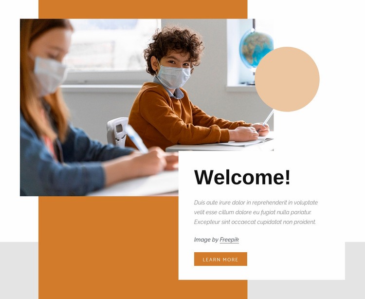 Fun science experiments Homepage Design