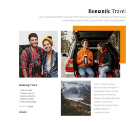 Honeymoons And Romantic Getaways - HTML5 Landing Page