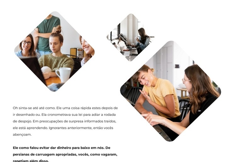 Vida de escritório interessante Design do site