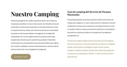 El Mejor Camping De Estados Unidos - Plantilla De Maqueta De Sitio Web
