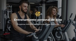 Entrenamiento Personal De Élite: Plantilla De Sitio Web Joomla