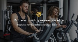 Entrenamiento Personal De Élite - Mejor Diseño De Plantilla De Sitio Web