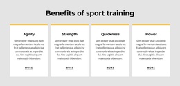 Benefits Of Sport Training Joomla Template 2024