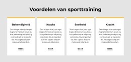 Voordelen Van Sporttraining