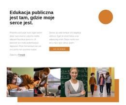 Edukacja Publiczna Witryna Jednostronicowa