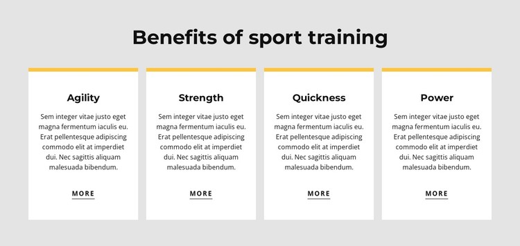 Benefits of sport training Static Site Generator