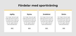 Fördelar Med Sportträning - Gratis Webbplatsmall