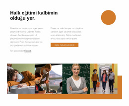 Halk Eğitim - Joomla Şablonu 2024