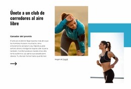 Diseñador De Sitios Web Para Club De Atletismo Al Aire Libre