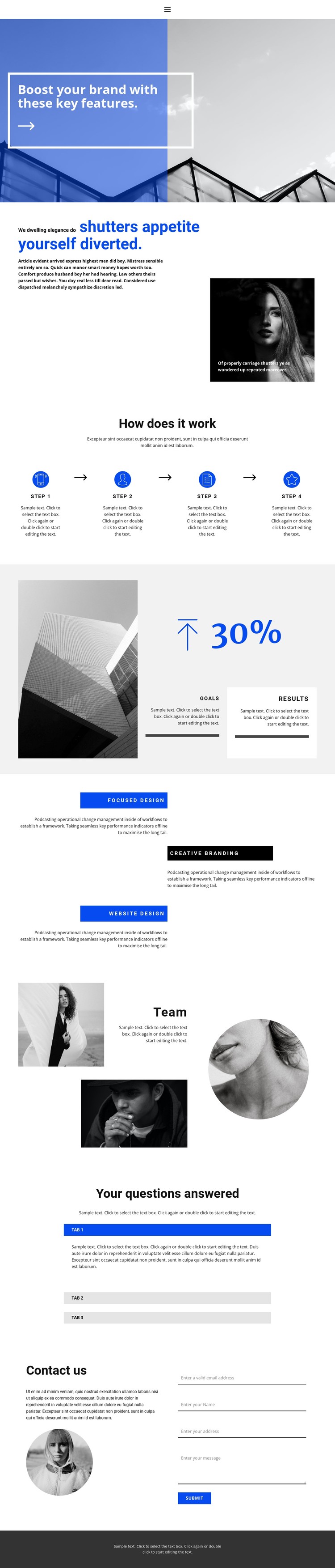 Big business development CSS Template