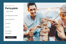 Partyspiele – Kostenloses Professionelles Joomla-Template