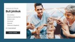 Party Játékok - Modern Webhelytervezés