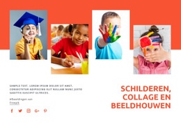 Schilderen, Collage En Beeldhouwen