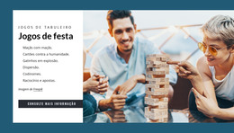 Jogos De Festa - Modelo De Site HTML