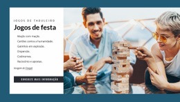 Jogos De Festa - Página De Destino Para Celular