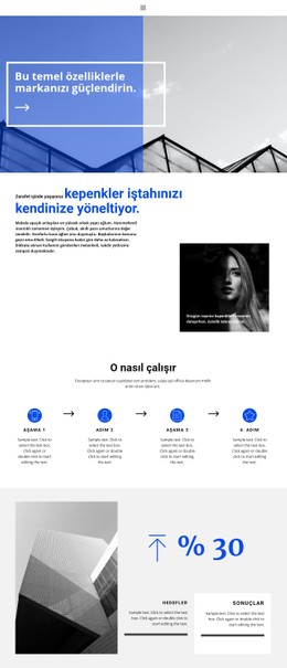 Büyük Iş Geliştirme CSS Web Sitesi Şablonu