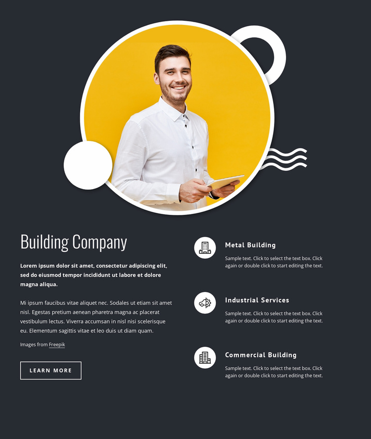 We build your dream home Website Template