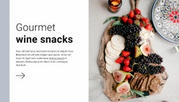 Gourmet Wine Snacks