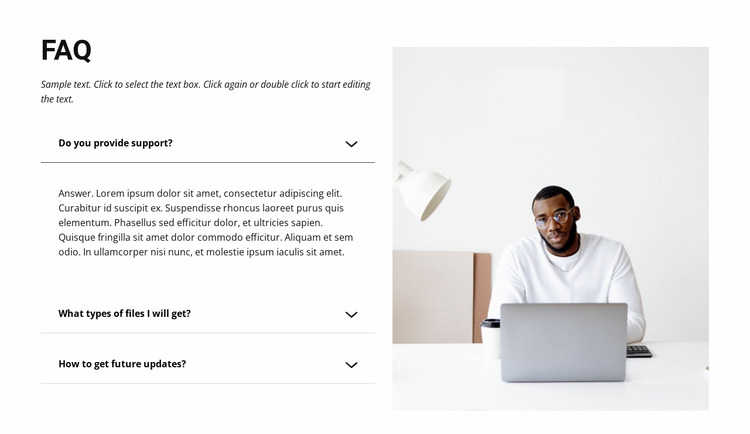 Common questions and answers Html Website Builder