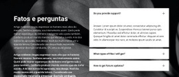 Fatos E Perguntas Sobre O Fundo - Maquete De Wireframes