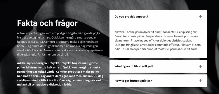 Fakta och frågor om bakgrunden Hemsidedesign