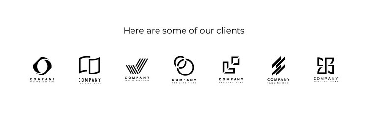 Various logos Homepage Design