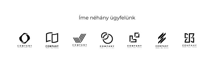 Különféle logók Weboldal tervezés